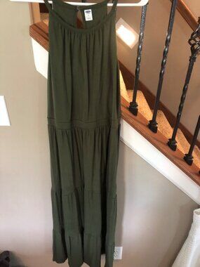 Womens Old Navy Olive Green Sundress M